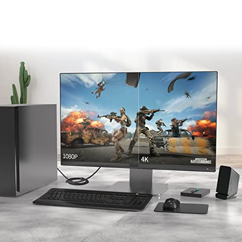 Answin HDMI to Displayport Uni-Directional 4K Active HDMI to Displayport Cable Compatible for Xbox One/360/NS/PS4/PS5/Mac Mini, PC to DP Monitor upporting 2K@120Hz 1080P@144Hz-6ft - Image 2