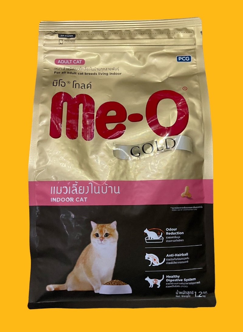 Me-O Gold Cat Food Indoor Cat 1.2 Kg