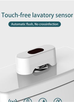 Generic Automatic Toilet Flusher Toilet Sensor Flush Contact-free Charging Smart Infrared Sensor Presser Public Toilet Hotel Flush  - Image 3