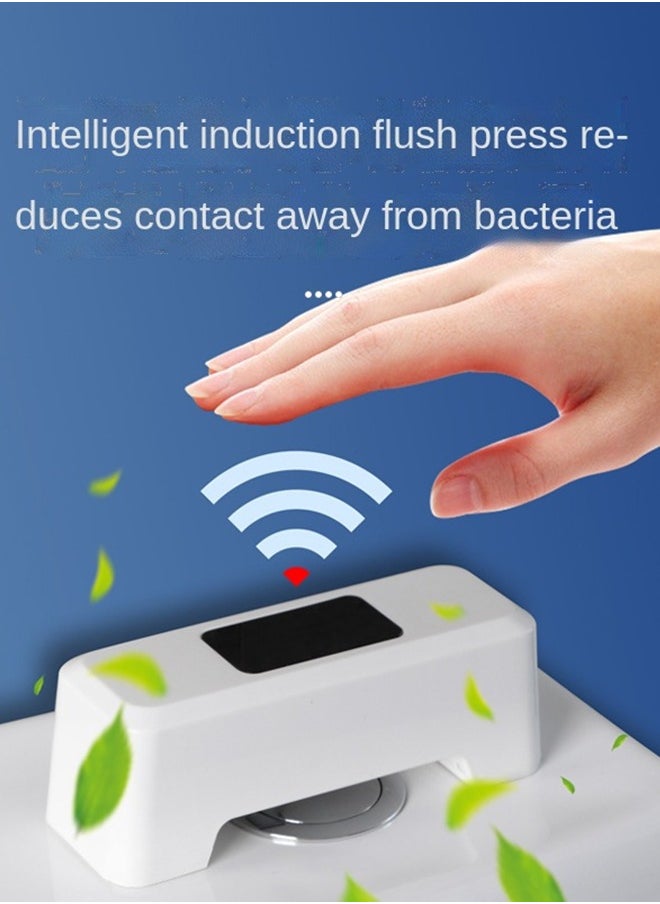 Generic - Automatic Toilet Flusher Toilet Sensor Flush Contact-free Charging Smart Infrared Sensor Presser Public Toilet Hotel Flush - Image 1