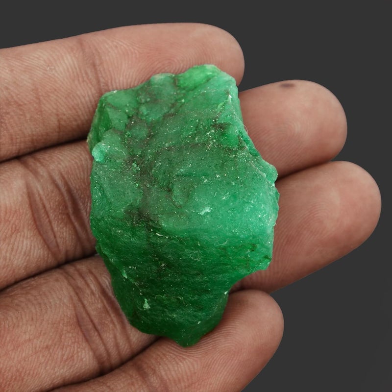 GEMHUB Loose Gemstones For Jewelry Making 10-980 Carat Raw Rough Green Emerald Natural Gemstone | Crystal And Healing Stones - Image 5