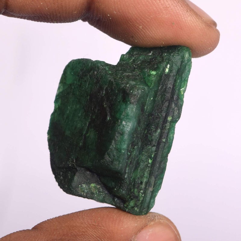 GEMHUB Loose Gemstones For Jewelry Making 10-980 Carat Raw Rough Green Emerald Natural Gemstone | Crystal And Healing Stones - Image 2
