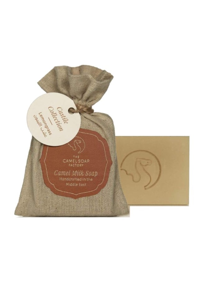 The Camel Soap Factory Lemongrass Castile Soap Bar 95g  - Image 3