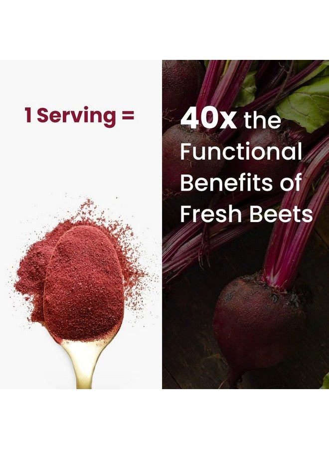 Rooted Active's PowerBeets - Beet Root Powder, Supports Nitric Oxide Production, Blood Pressure, Heart Health, Contains Non-GMO Beetroot Powder, Grape Seed Extract, BCAA, L-Arginine, L-Carnitine (250 Grams) - Image 4