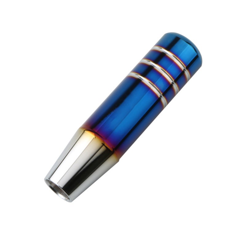 Gear Shift Knob: Blue Aluminum Easy To Install - Fits 8MM 10MM 12MM Adapters Gear Shift Lever For Most Car Models - Image 2