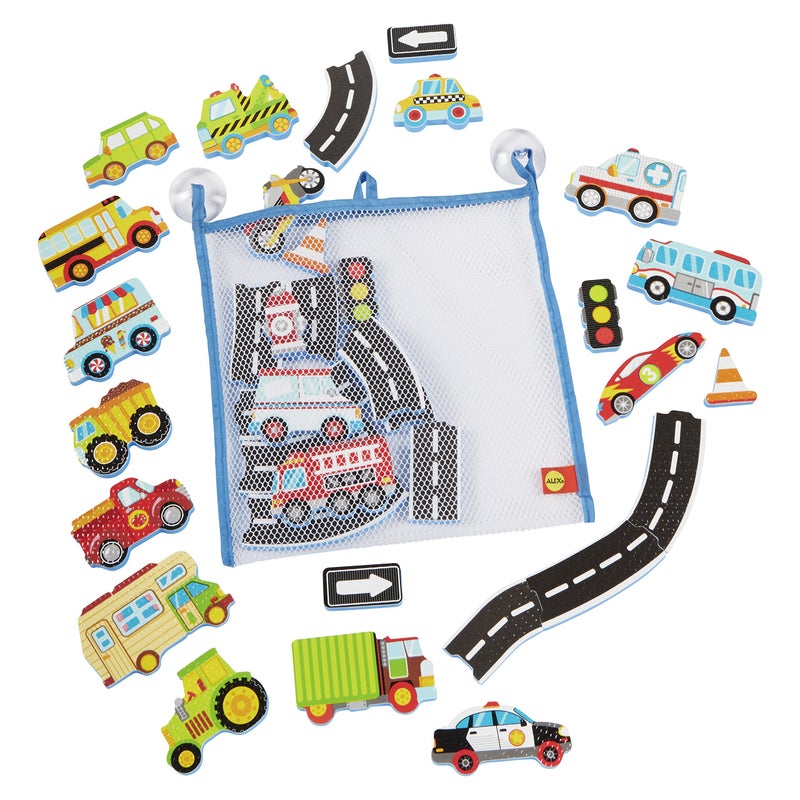 ALEX Toys Alex Bath Beep Beep Stickers in The Tub Bath Toy Kids Bath Activity - Image 3