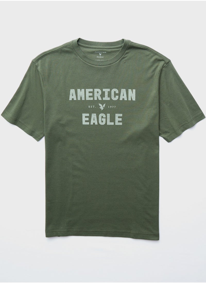 American Eagle AE Logo Graphic T-Shirt  - Image 1