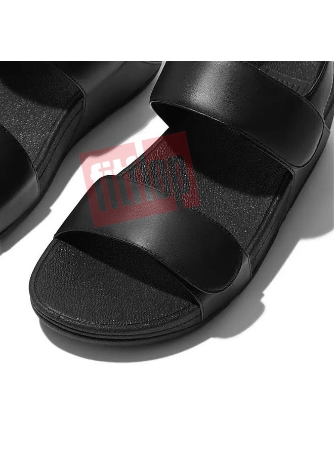 فيت فلوب صندل FitFlop طبي مريح بأشرطة قابلة للتعديل - أسود - Image 1