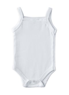 Babies Basic BabiesBasic 100% Super Combed Cotton, Sleeveless Girls Romper/Bodysuit, for New Born to 24months. Set of 3, Pink, Lemon, White  - Image 4