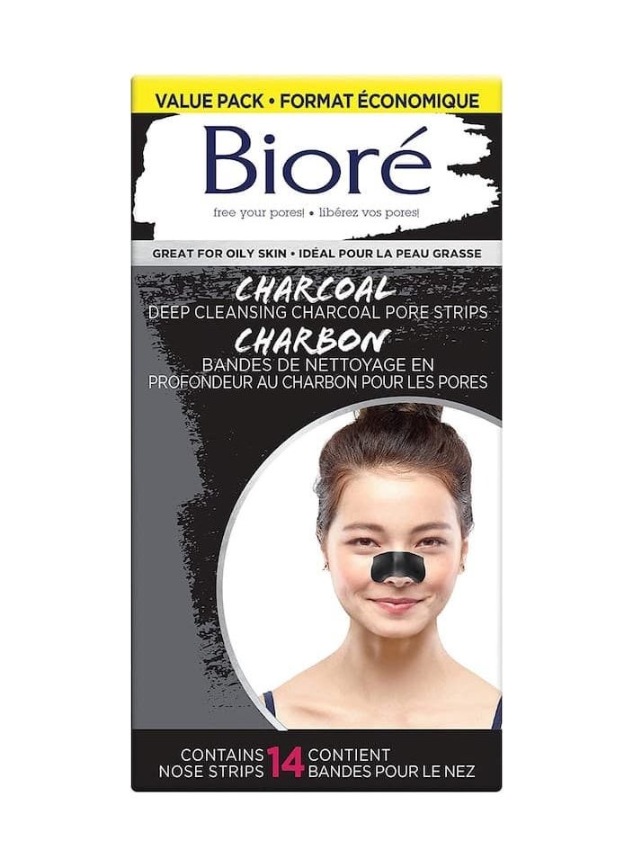 Bioré Deep Cleansing Charcoal Pore Strips Value Pack for Instant Pore Unclogging and Blackhead Removal (14 Count) - pzsku/Z7B369BD617C34B9DBCCFZ/45/_/1680340645/82e35c4a-eb1f-4932-8d2d-2b23348edfc0