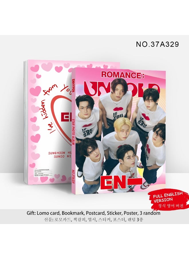 NIBEMINENT Enhypen New Album Photo Album Boy Band Gift Stickers  - Image 1