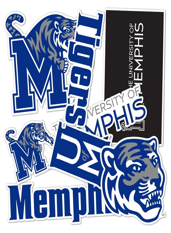 Desert Cactus University of Memphis Sticker Tigers UM Vinyl Decals Laptop Water Bottle Car Scrapbook Sheet T2 (Type 2) - Image 1