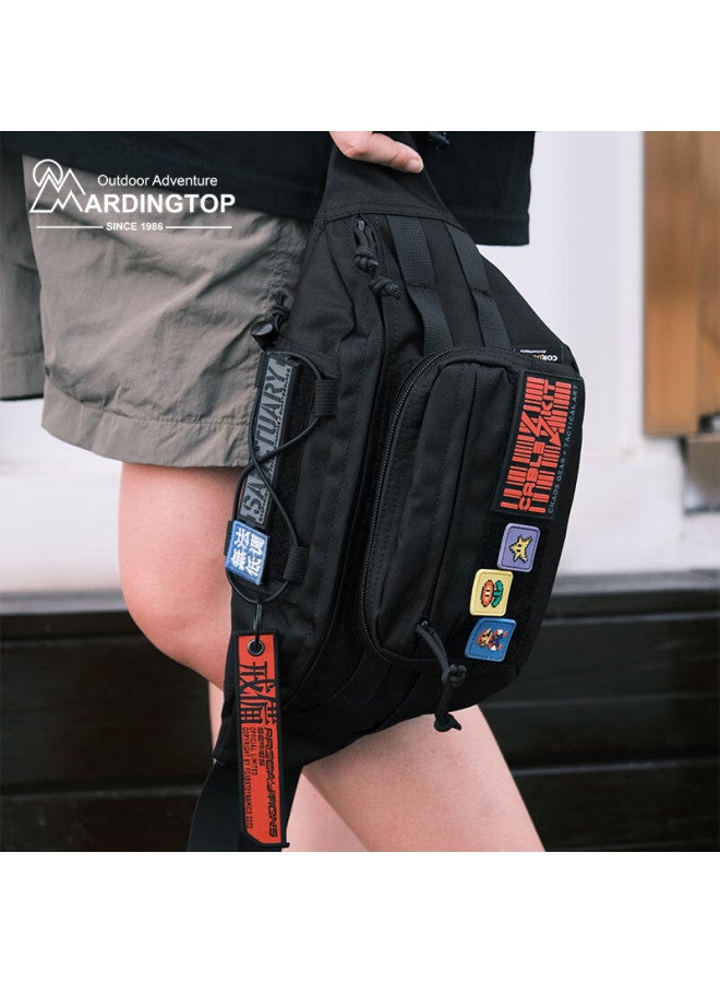 Mardingtop Tactical Military Enthusiast Crossbody Bag, Functional Wind-resistant Shoulder Bag, Outdoor Quick-response Multifunctional Men's Waist Pack - Image 3