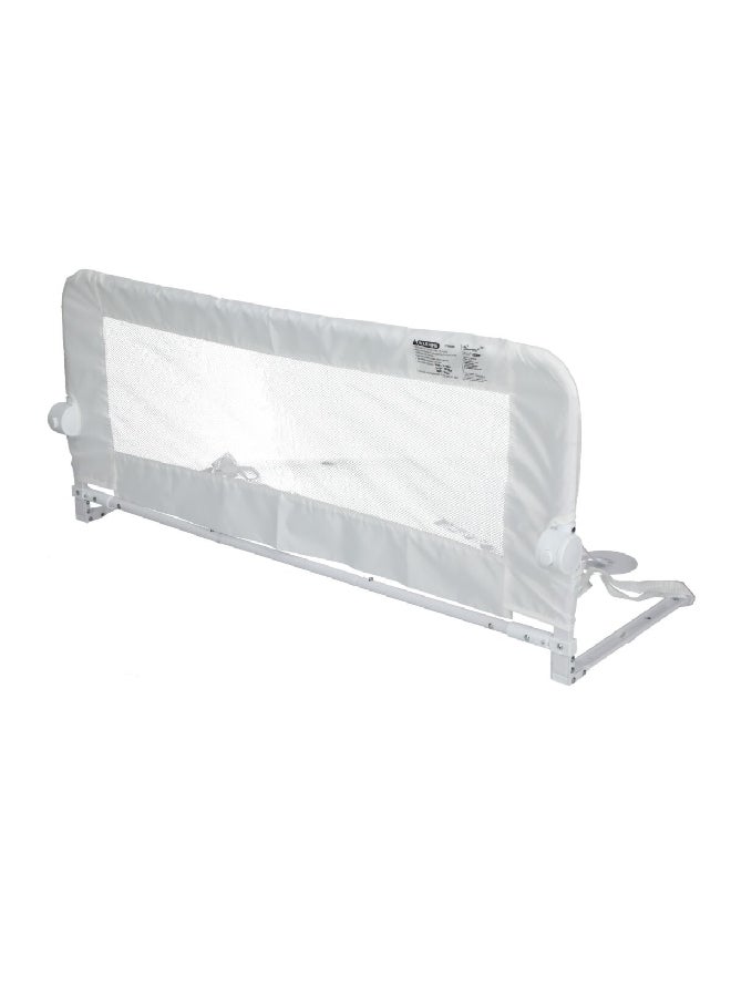 dreambaby Rectangular Shape Sturdy Braces and Straps Maggie Folding XL Bedrail White 110 x 50 cm AR011 - Image 1