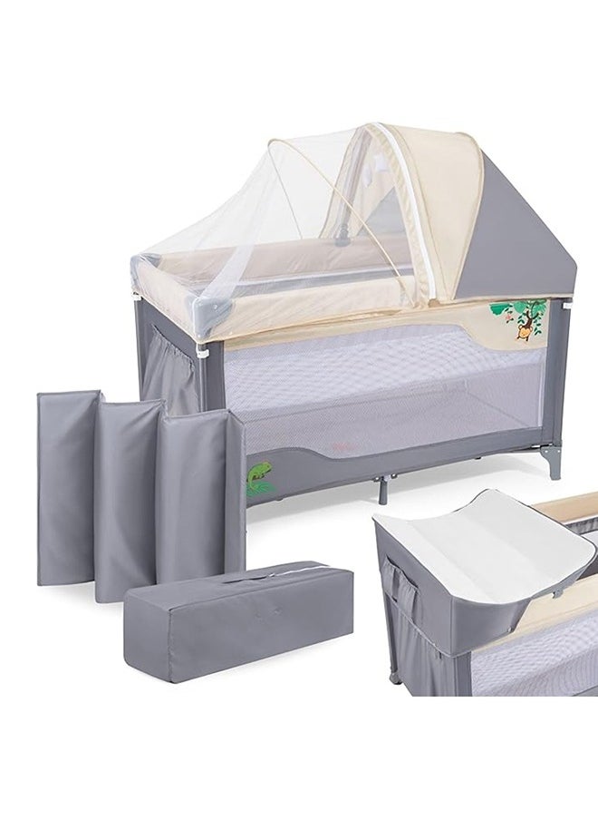 Baby Cage And Bed With Mesh Barriers - pzsku/Z7B36C5832024C243F934Z/45/_/1718016379/b3f194c8-d701-4493-bb19-2e46fd47e17a