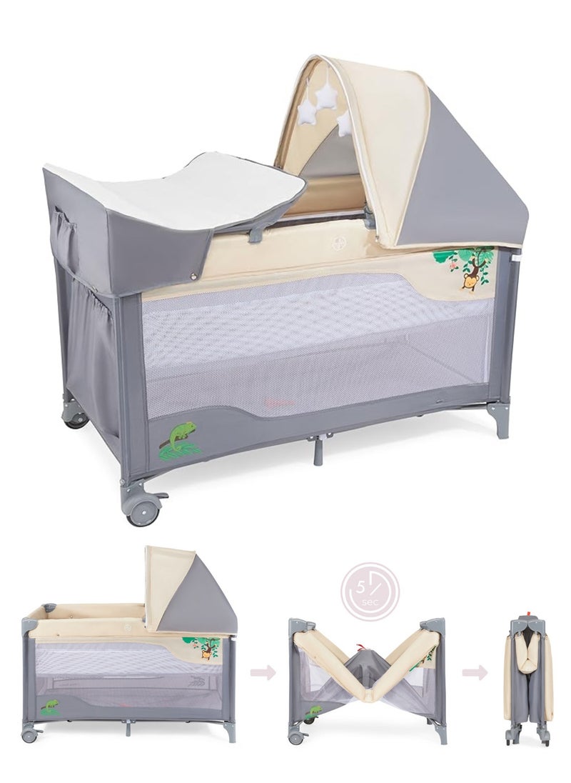 Baby Cage And Bed With Mesh Barriers - pzsku/Z7B36C5832024C243F934Z/45/_/1718187029/b3b46f12-9e39-4685-8ea6-325f235bc3b5