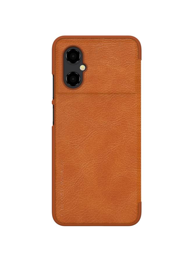 Nillkin Case For Xiaomi Poco M4 5G QIN Series Crazy Horse Texture Leather Phone Case - Image 3