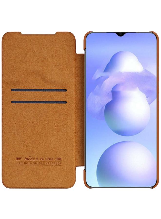 Nillkin Case For Xiaomi Poco M4 5G QIN Series Crazy Horse Texture Leather Phone Case - Image 4