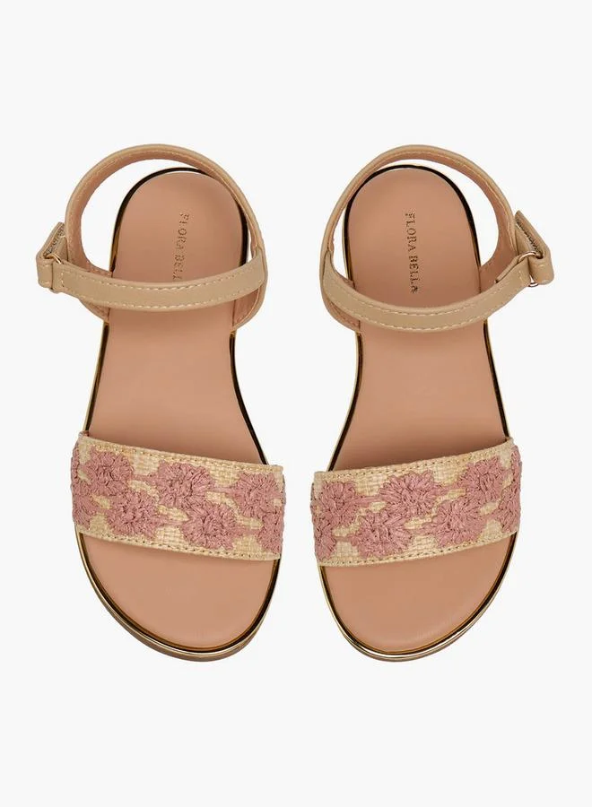 Flora Bella By Shoexpress Flora Bella Girls Hook and Loop Closure Sandals