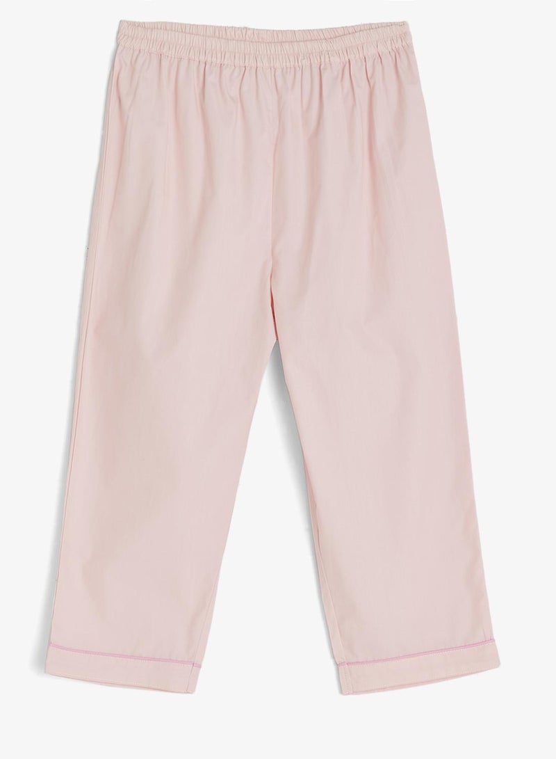 Pinata Pink Button Through Cotton Shirt Pyjamas - Image 5