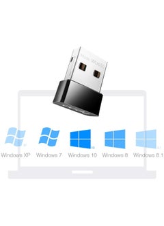 cudy AC650 650 Mbps USB WiFi Adapter for PC, 5GHz/2.4GHz Wireless Dongle, WiFi Wireless Adapter for Laptop - Nano Size, Compatible with Windows XP / 7/8.x /10/11, Mac OS  - Image 3