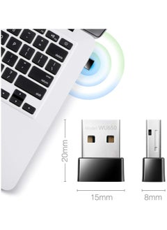 cudy AC650 650 Mbps USB WiFi Adapter for PC, 5GHz/2.4GHz Wireless Dongle, WiFi Wireless Adapter for Laptop - Nano Size, Compatible with Windows XP / 7/8.x /10/11, Mac OS  - Image 5