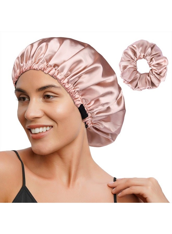 YANIBEST Satin Bonnet Silk Bonnet Hair Bonnet for Sleeping Hair Bonnets for Women Curly Natural Hair - Image 1