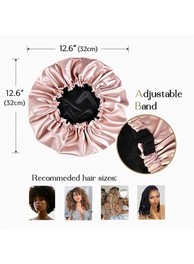 YANIBEST Satin Bonnet Silk Bonnet Hair Bonnet for Sleeping Hair Bonnets for Women Curly Natural Hair - Image 5