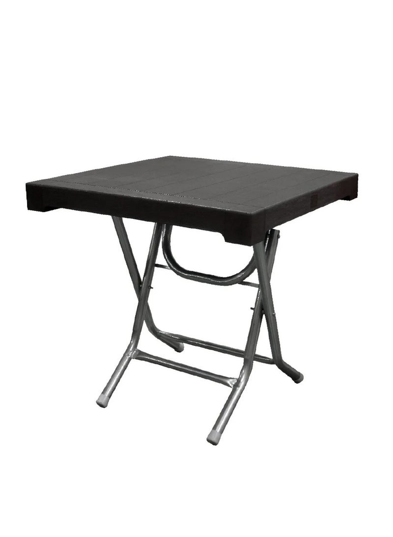 جالاكسي ديزاين طاولة مستطيلة قابلة للطي من البلاستيك مع أرجل فولاذية للاستخدام الخارجي / الداخلي من جالاكسي ديزاين | الموديل: GDF-3M-MIL02 - Image 1