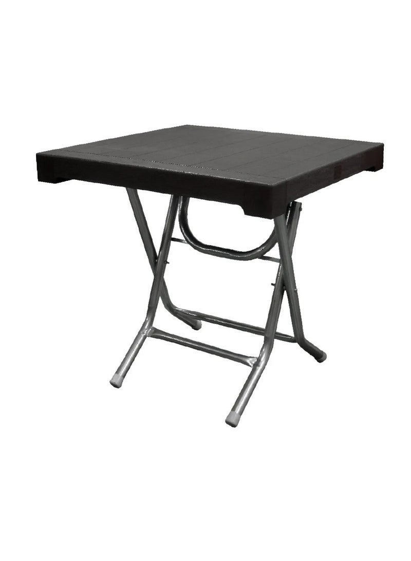 جالاكسي ديزاين طاولة مستطيلة قابلة للطي من البلاستيك مع أرجل فولاذية للاستخدام الخارجي / الداخلي من جالاكسي ديزاين | الموديل: GDF-3M-MIL02 - Image 2