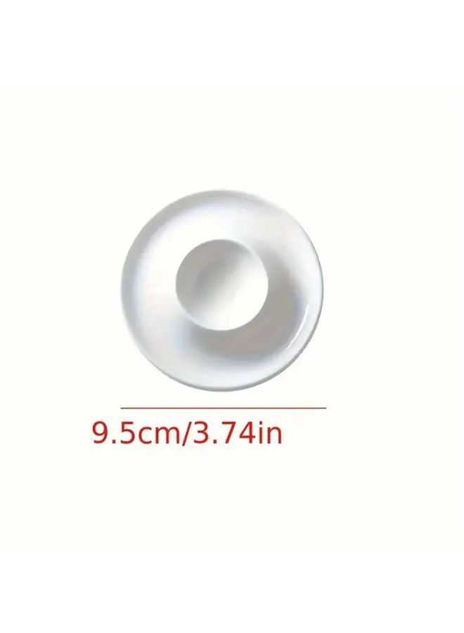 White Egg Cups Set Of 2 Food Safe Plastic Egg Holders Easy Clean For Holiday Breakfast - Image 3