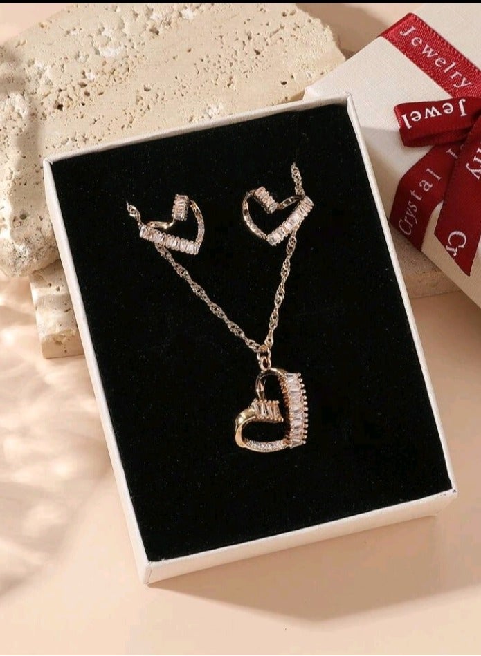 Jewelry For Life Luxury Jewellery Set For  Women Inlaid With Zirconia - Image 1