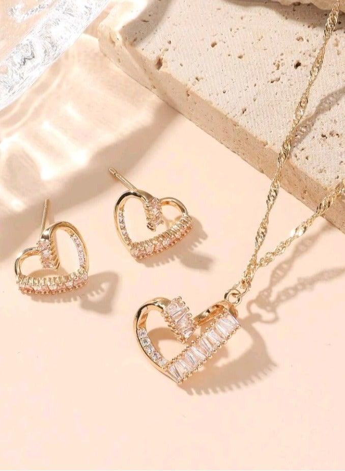 Jewelry For Life Luxury Jewellery Set For  Women Inlaid With Zirconia - Image 2
