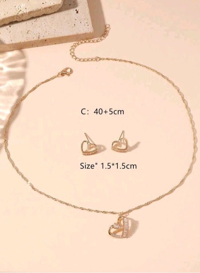 Jewelry For Life Luxury Jewellery Set For  Women Inlaid With Zirconia - Image 3