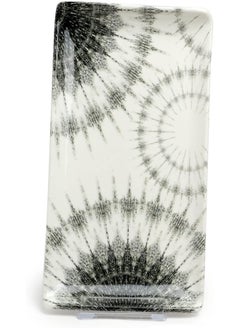 EDESSA Cosmic Porcelain Ceramic Rectangular Serving Plate - 12.5Cm X 27Cm - Elegant And Versatile Platter For Beautiful Presentations  - Image 3