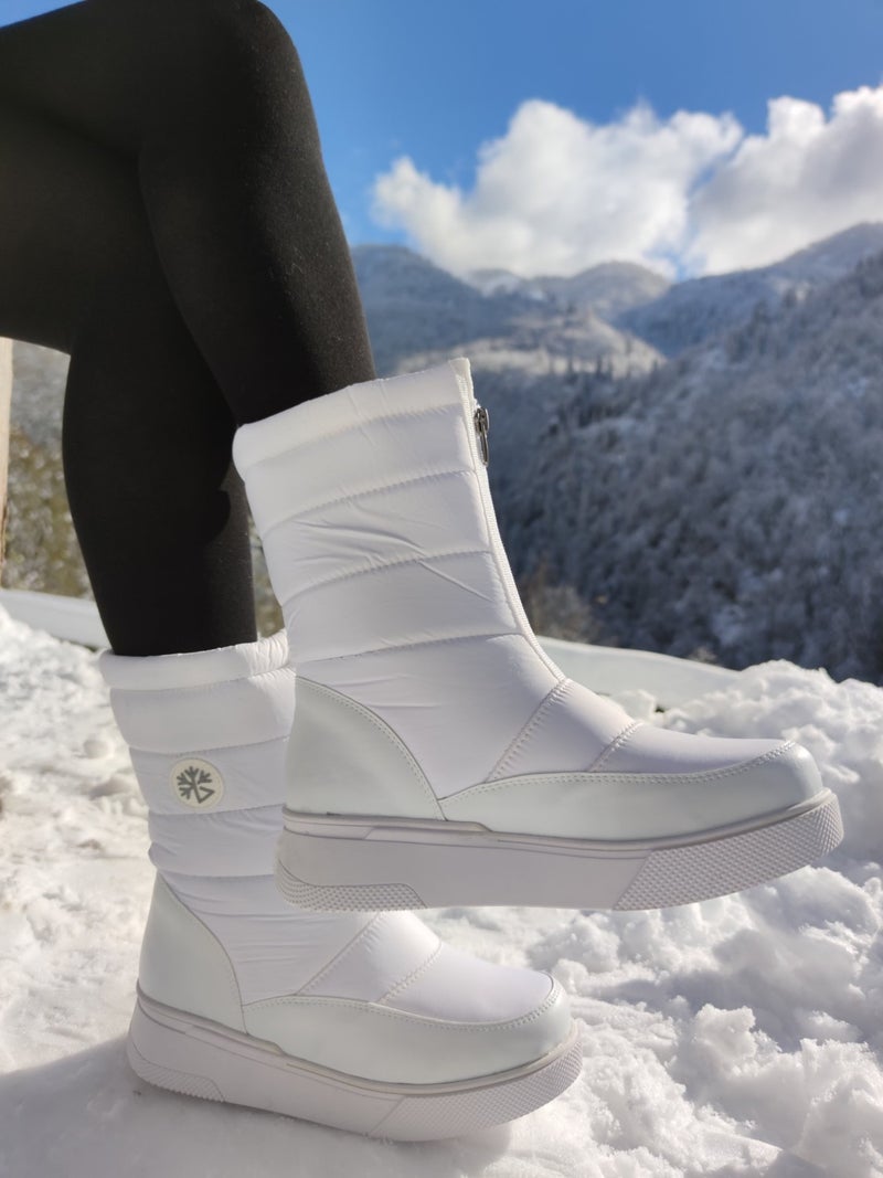 Çiğdem Kundura Çiğdem Snow Boots Unisex - Snow 9b - White - 38  - Image 1