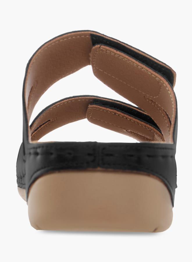 Flora Bella By Shoexpress Women Solid Slip-On Strappy Sandals - Image 5