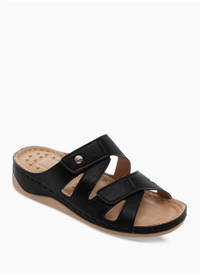 Flora Bella By Shoexpress Women Solid Slip-On Strappy Sandals