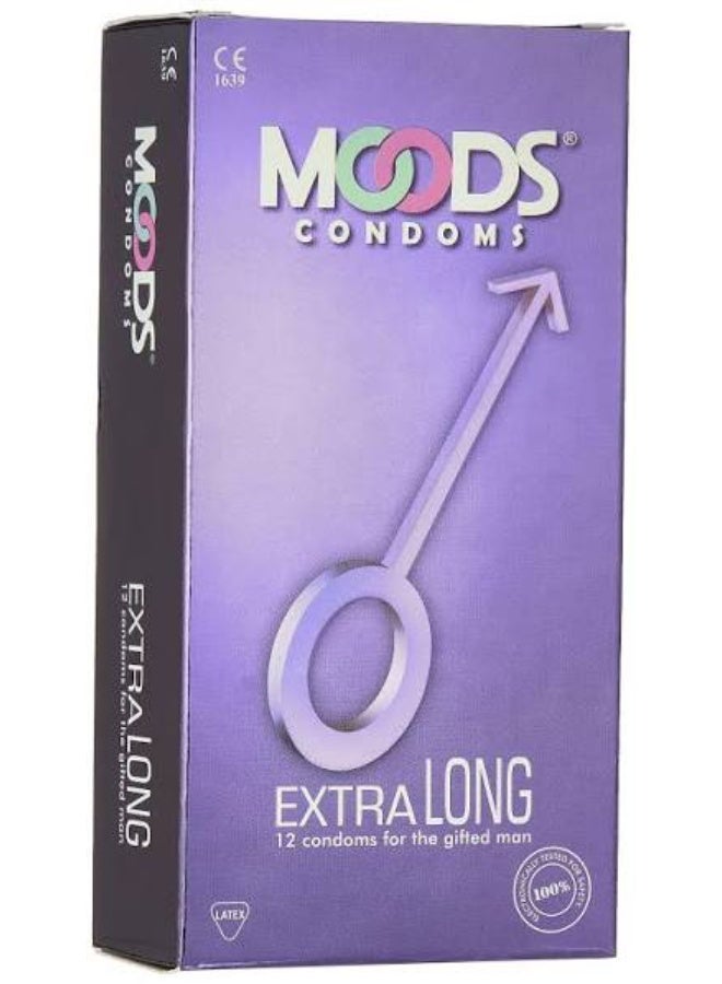 Moods Condoms Extra Long 12 pcs
