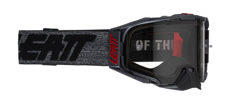 Leatt Goggle Velocity 6.5 Adult (Black with Light Grey Lens) - Image 1