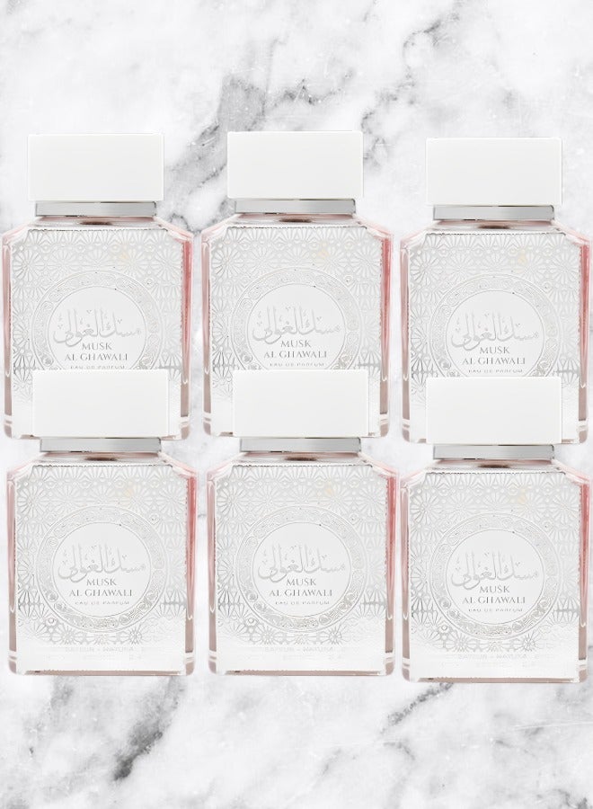 فاان 6 قطع عطر مسك الغوالي 100مل