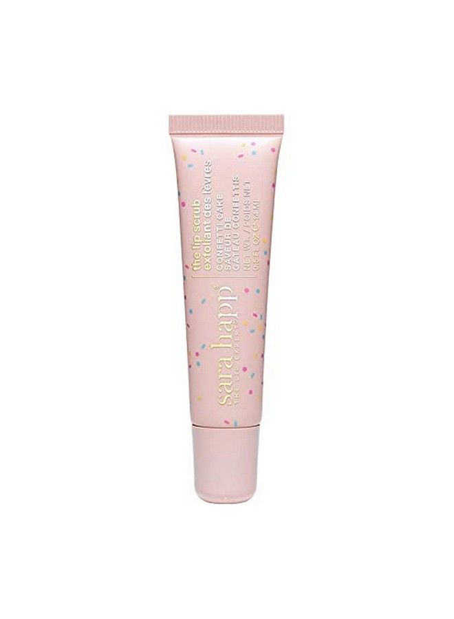 sara happ Confetti Cake Lip Scrub: Exfoliate Moisturize Smooth Lips With Almond Oil And Vitamin E Enhance Lip Color - Image 1