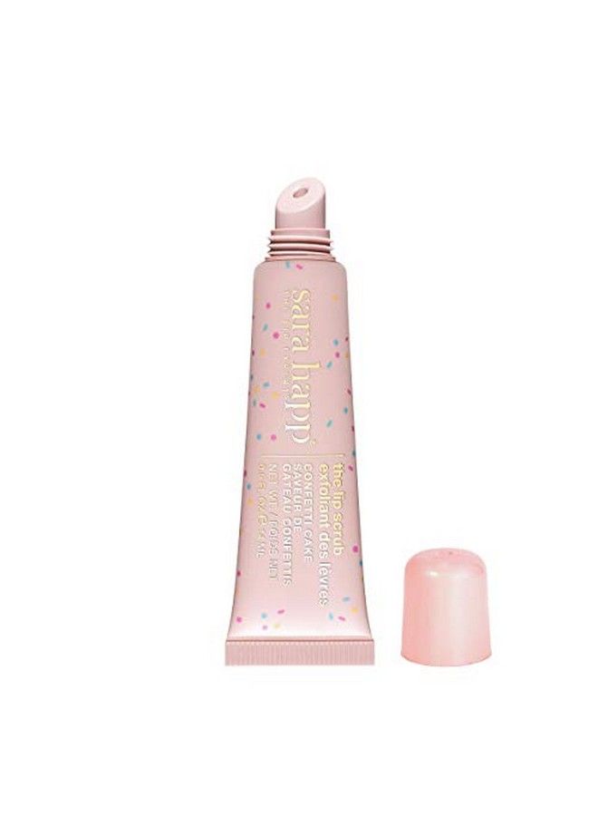sara happ Confetti Cake Lip Scrub: Exfoliate Moisturize Smooth Lips With Almond Oil And Vitamin E Enhance Lip Color - Image 4