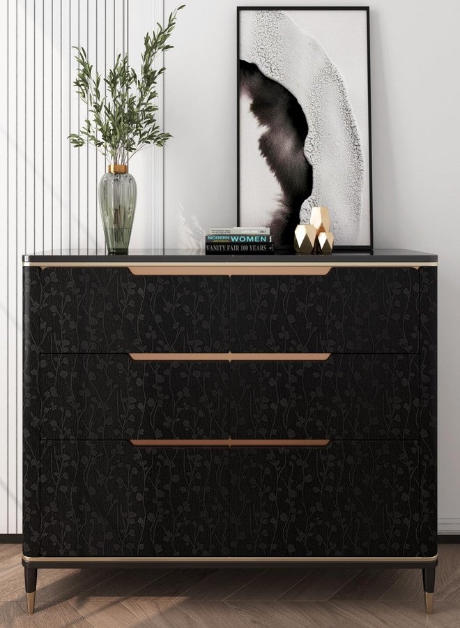 ReWallpaper Black Twig Floral Wallpaper Peel and Stick Vintage Prepasted Bathroom Wall Paper Waterproof Decorative Contact Paper for Cabinets Cabinet Vinyl Wrap 17.7in×6.5ft Dark Moody Gothic Motif - Image 4