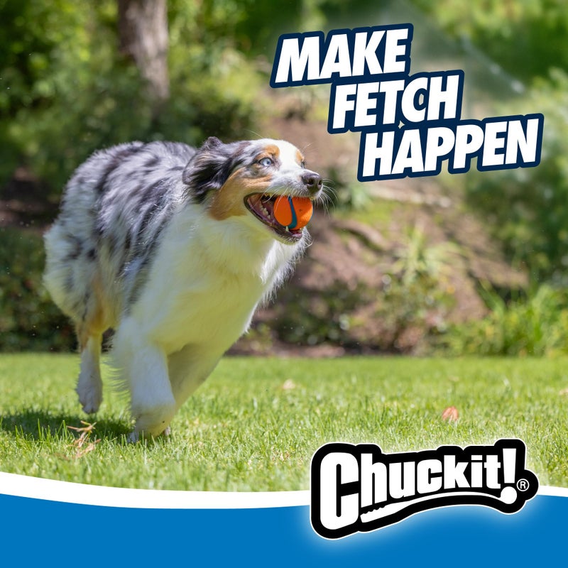 Chuckit! Ultra Ball Dog Toy - Medium Bouncy Fetch Balls For Dogs 20-60 lbs - Made from Durable Rubber - Floating Water Pet Toys - Size Medium - 2.5-inch Diameter - Pack of 2 - Image 3