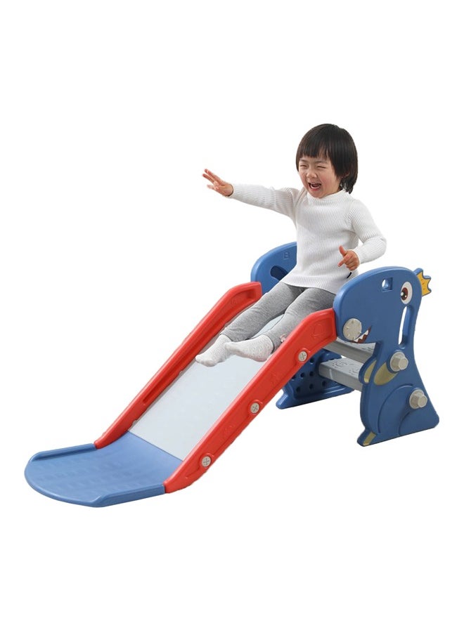 JSAITOYS - Cartoon Dinosaur Foldable Slide Home Game Indoor Kids Plastic Climbing Playground - Image 1