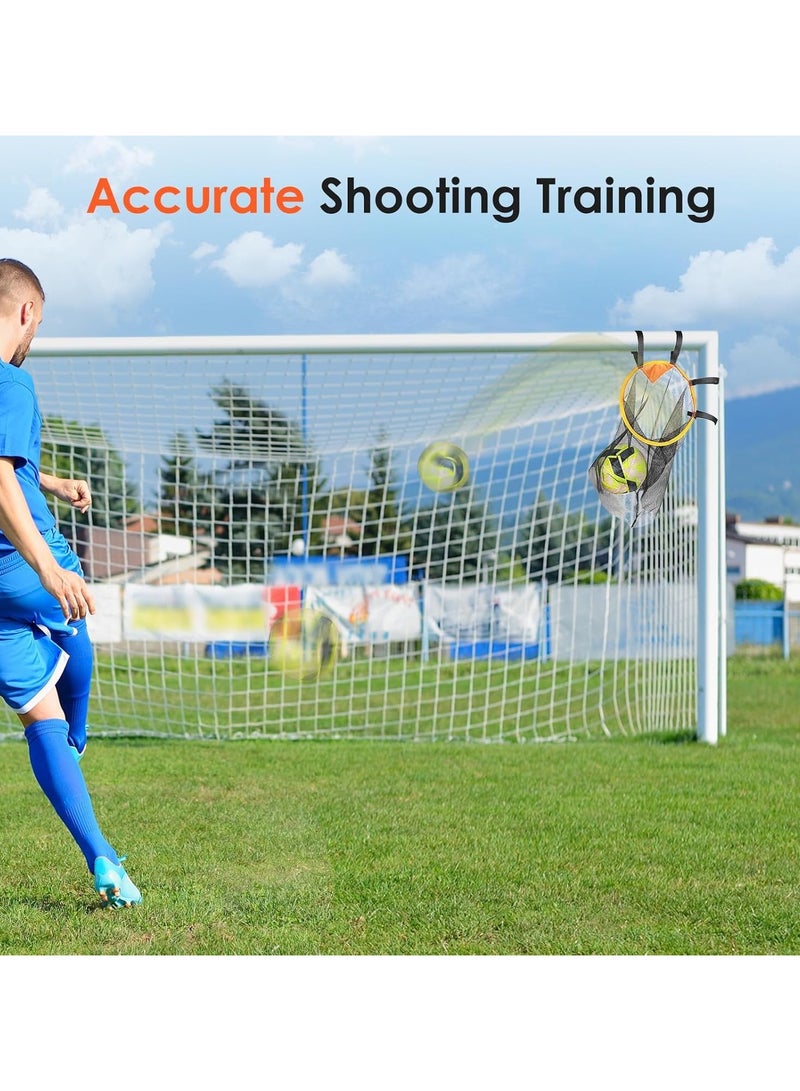 LIMOS Goal Target Net Soccer Top Corner Target Bins Set Easy Setup for Accurate Shooting Training with Carrying Bag(2 Pcs) - Image 5