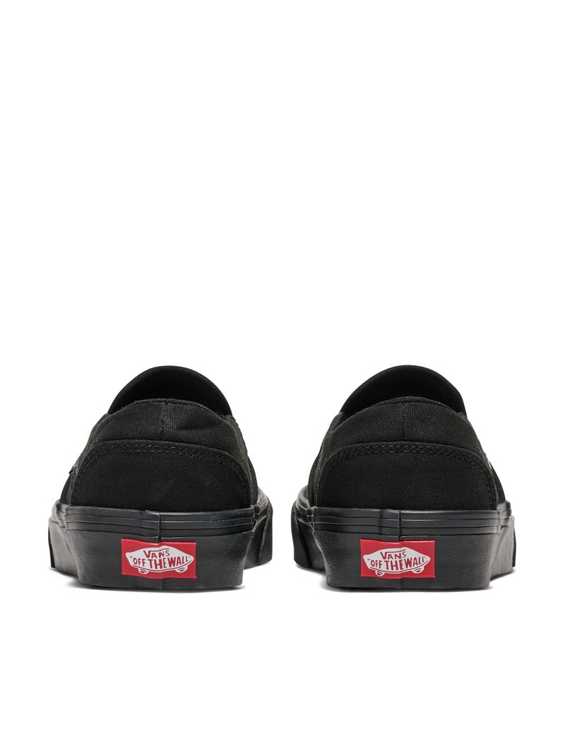 Vans Women's Asher Slip-On Shoe - Casual Sneakers for Walking, Fashion & Work. (Canvas) Black/Black. 8.5 - Image 3