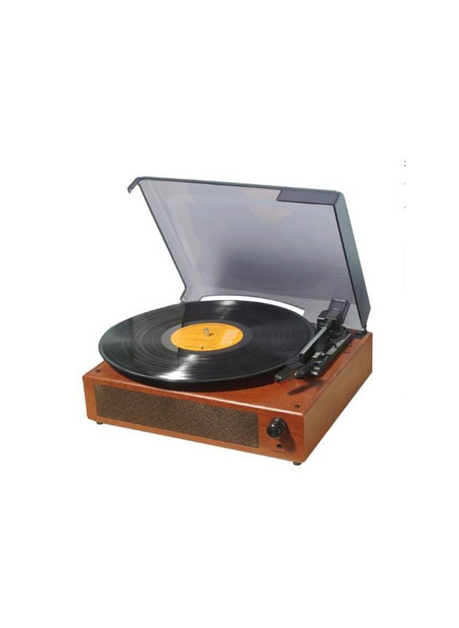Generic - Portable Phonograph Vinyl Record Player Retro Classic Turntable Phonograph Built In Stereo Speaker Retro Phonograph Multifunctional Portable Bluetooth Jukebox  Red - Image 1