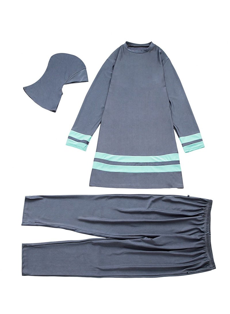 Loquat Muslim lady traditional fashion swimwear swimsuit - Image 4